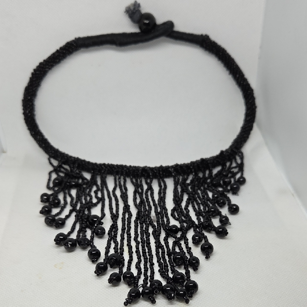 Beaded Fringe Choke